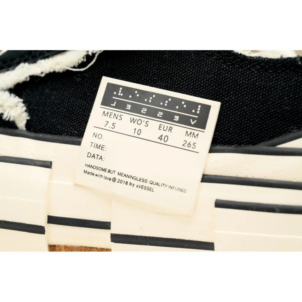 xVESSEL G.O.P. Lows Classic Black And White S19X001B