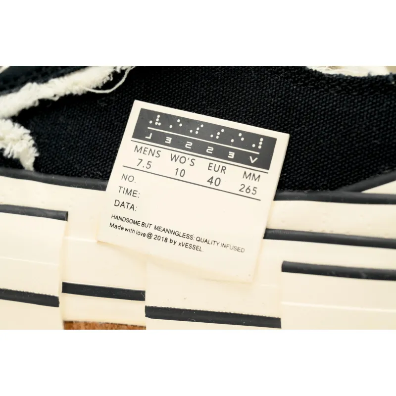 xVESSEL G.O.P. Lows Classic Black And White S19X001B