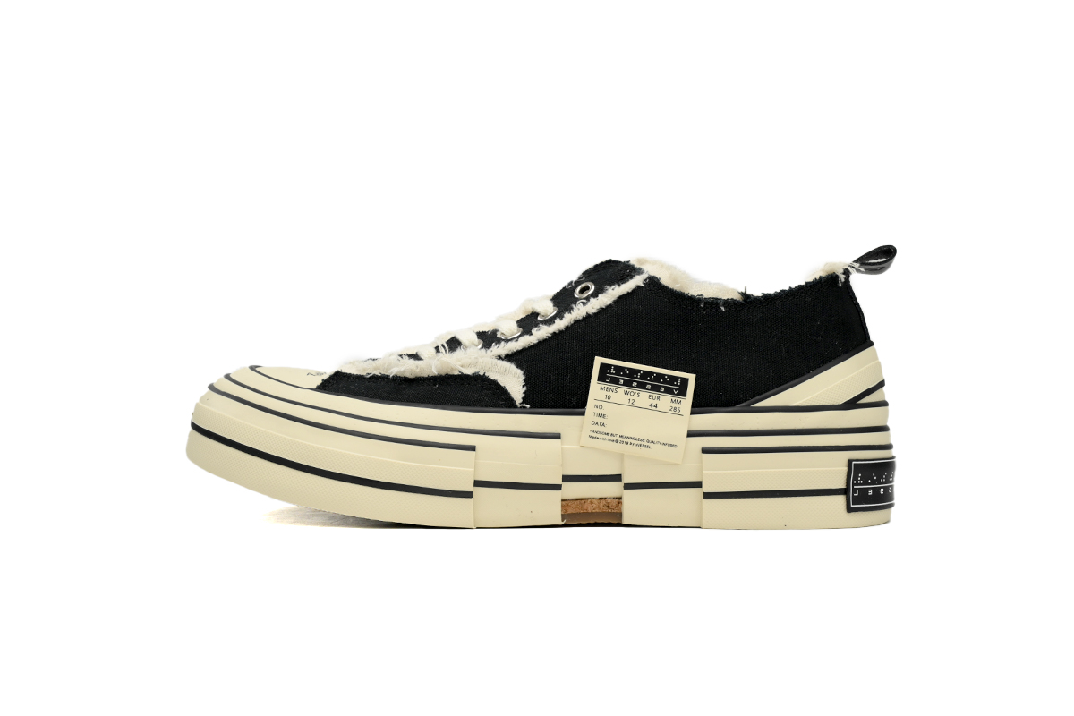 xVESSEL G.O.P. Lows Crooked SHOE Black F19X005B