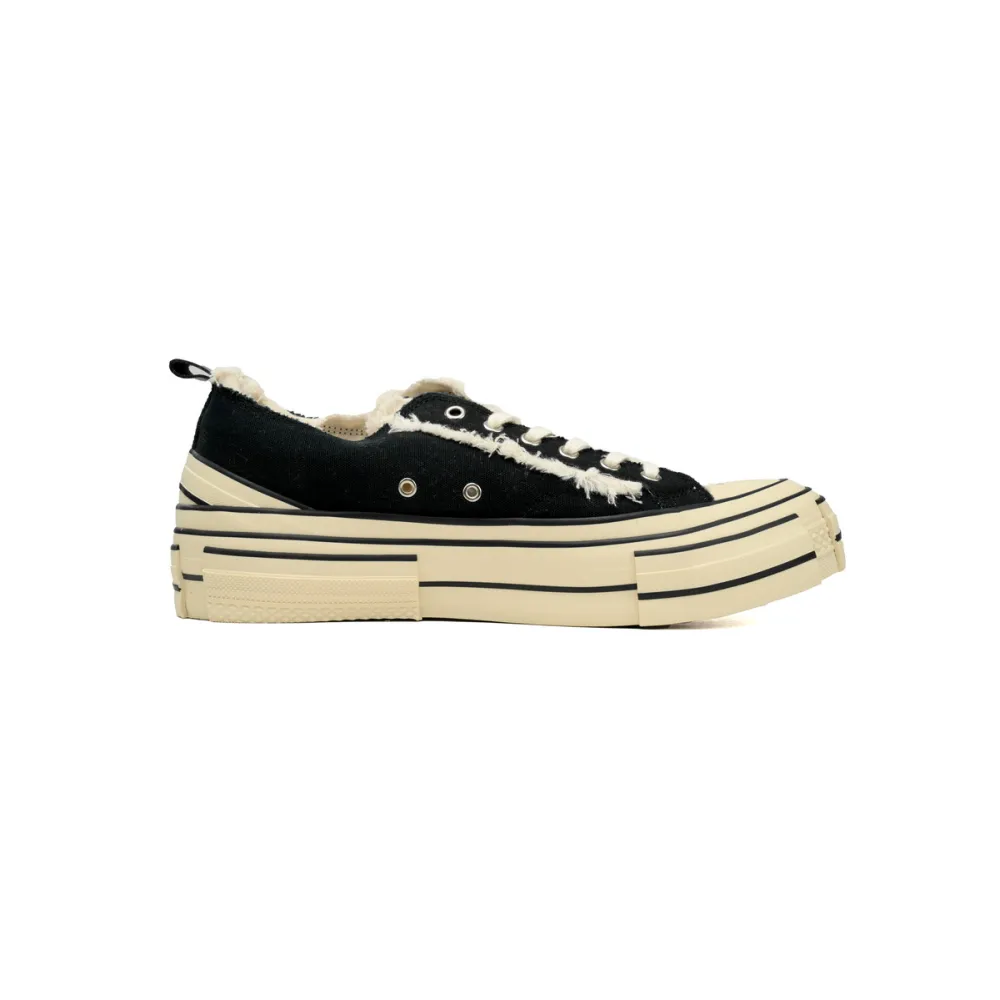 xVESSEL G.O.P. Lows Crooked SHOE Black F19X005B