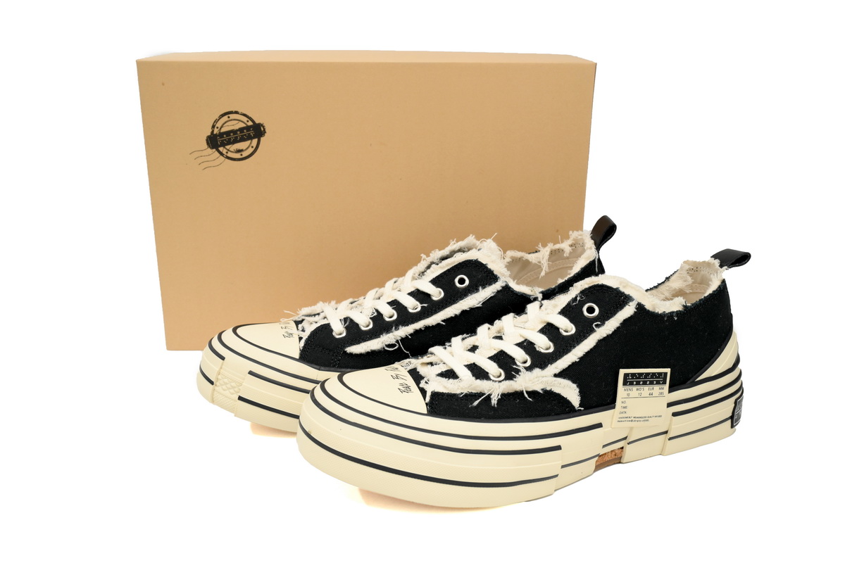 xVESSEL G.O.P. Lows Crooked SHOE Black F19X005B