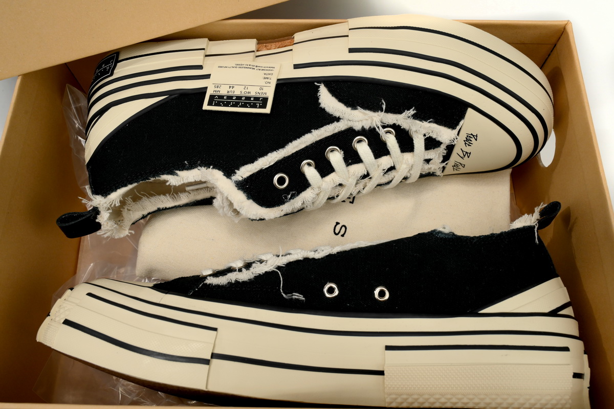 xVESSEL G.O.P. Lows Crooked SHOE Black F19X005B