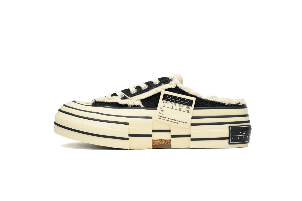 xVESSEL G.O.P. Lows Night Glow Black And White Half Trailer S19X003B