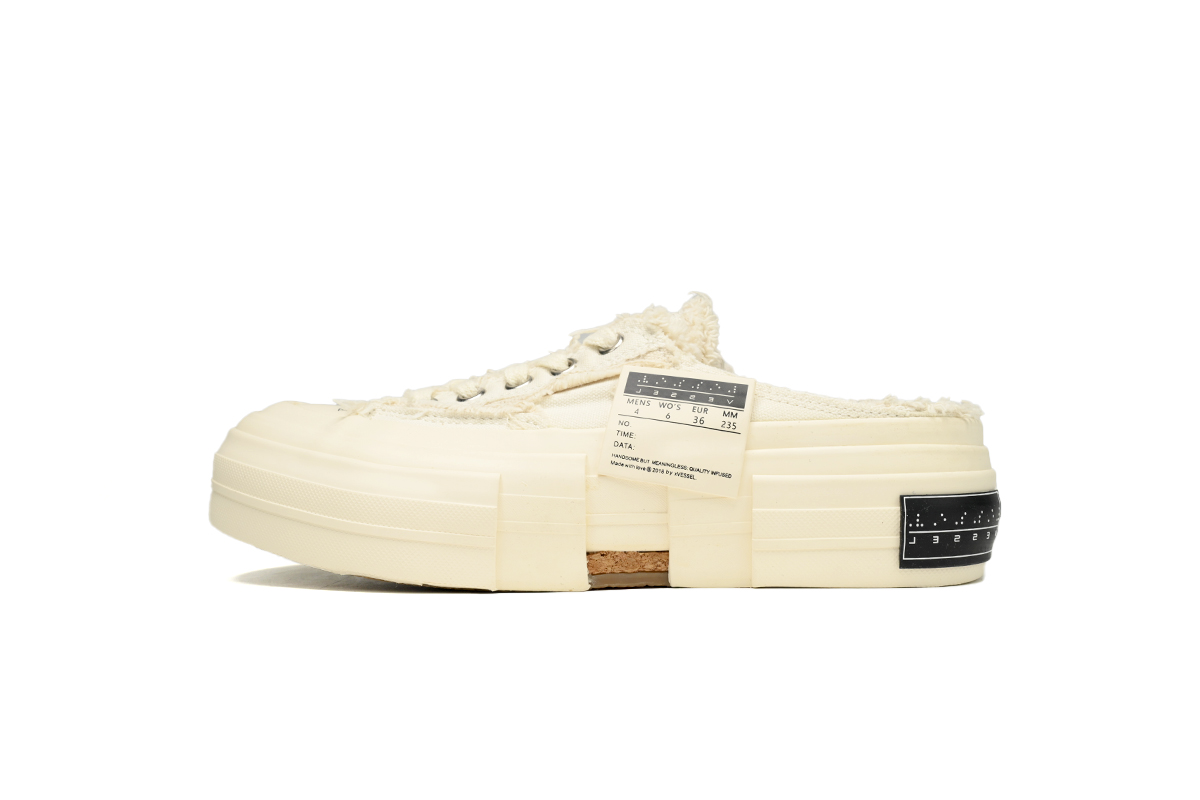 xVESSEL G.O.P. Lows White Cloth Half Trailer S20X005W