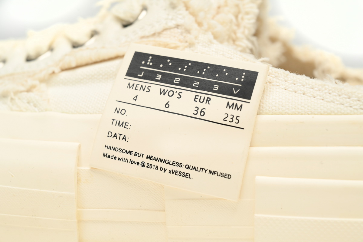 xVESSEL G.O.P. Lows White Cloth Half Trailer S20X005W