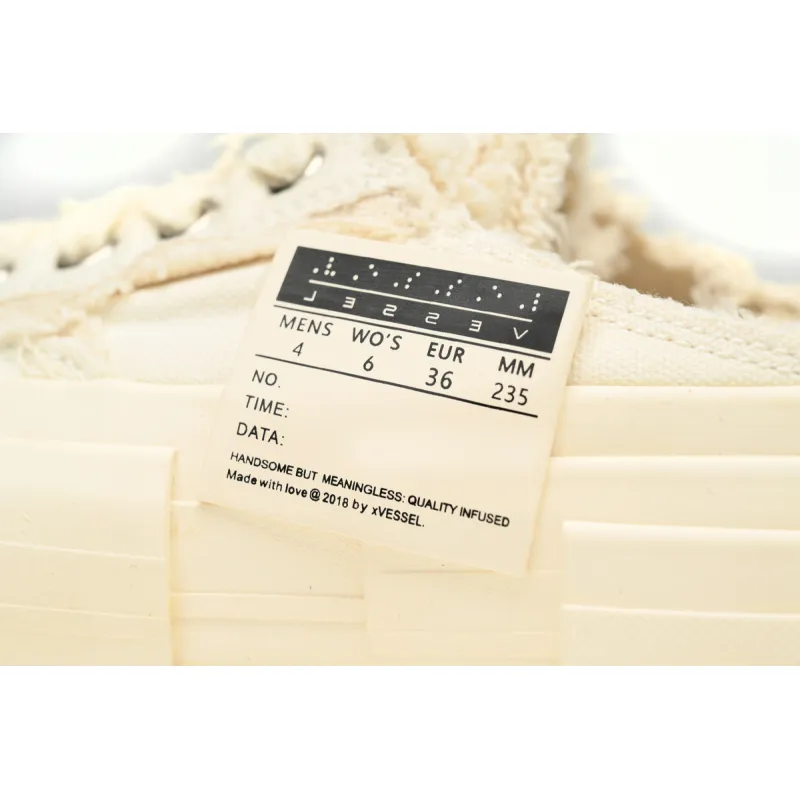 xVESSEL G.O.P. Lows White Cloth Half Trailer S20X005W