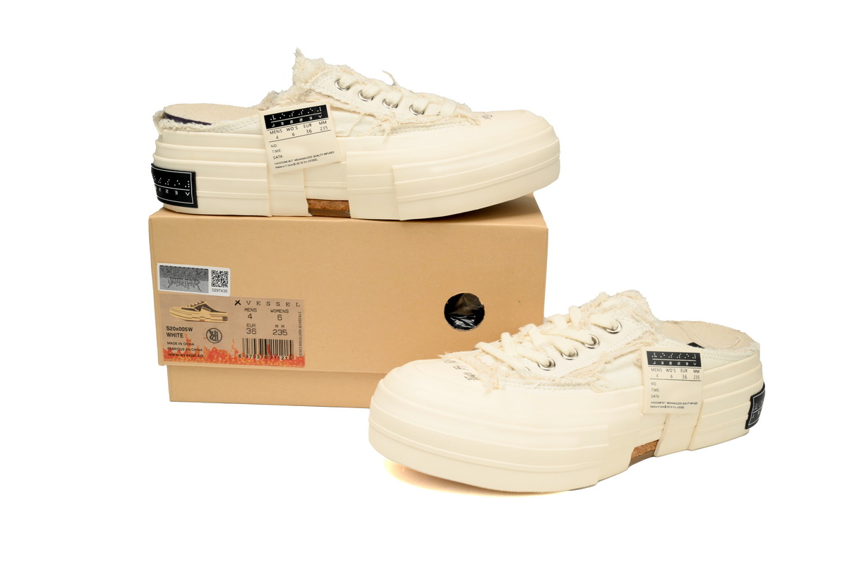 xVESSEL G.O.P. Lows White Cloth Half Trailer S20X005W