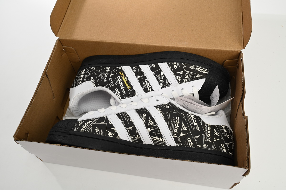 Adidas Superstar White Black Black Bright White FV2820