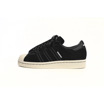 Adidas Superstar White Black Co Branded Black And White GX1400 01