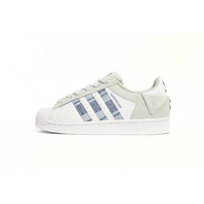 Adidas Superstar White New Cherry Denim Blue IG3005 01