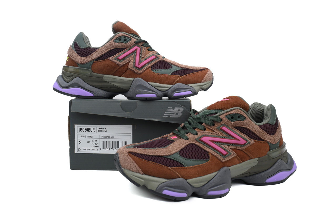 New Balance 9060 Burgundy Pink U9060BUR
