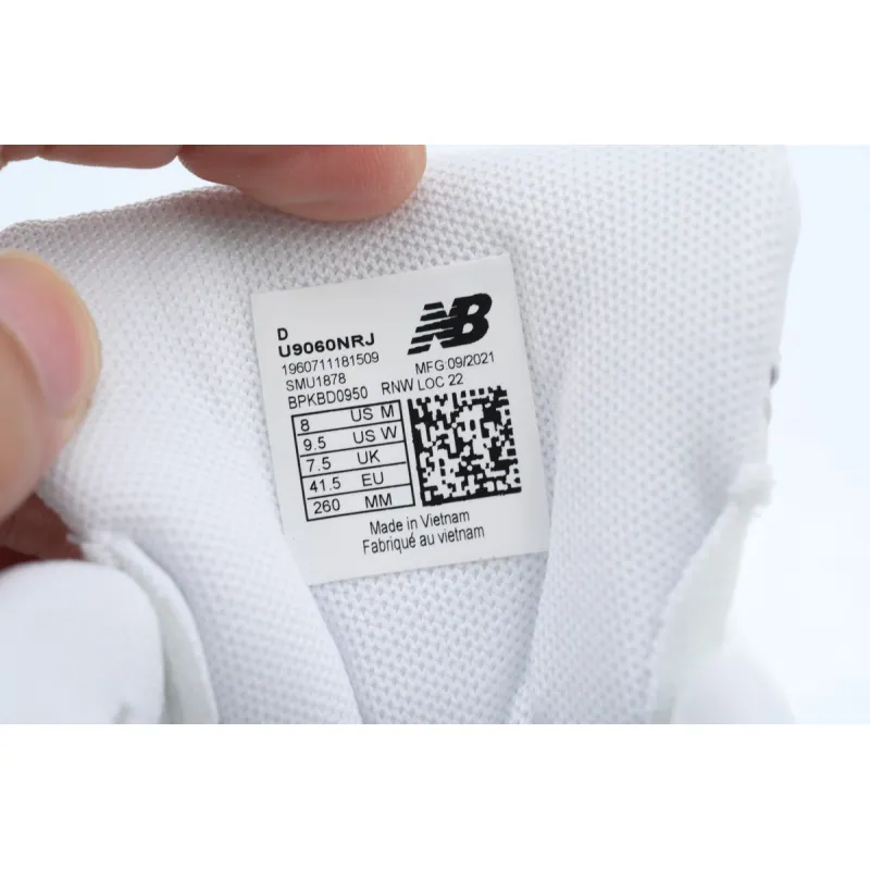 New Balance 9060 Triple White U9060NRJ 