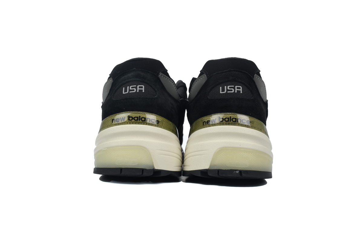 New Balance 992 Black Gray White M992BL