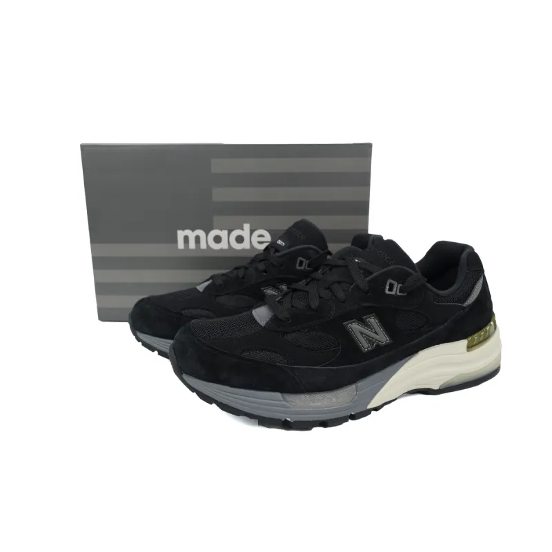 New Balance 992 Black Gray White M992BL