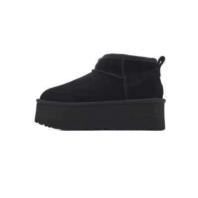  Thick-Soled Low-Top Warm Snow Boots Black 1135092 01