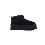  Thick-Soled Low-Top Warm Snow Boots Black 1135092
