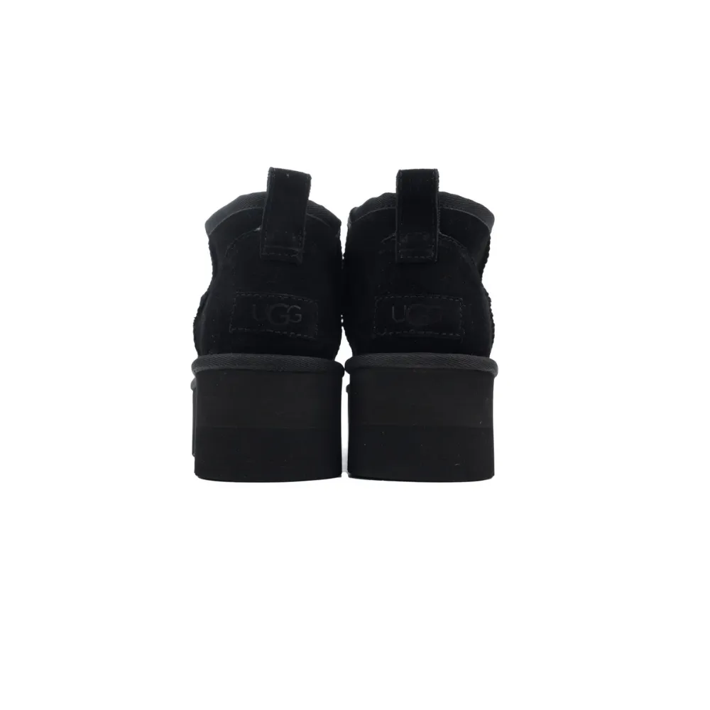  Thick-Soled Low-Top Warm Snow Boots Black 1135092