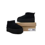  Thick-Soled Low-Top Warm Snow Boots Black 1135092