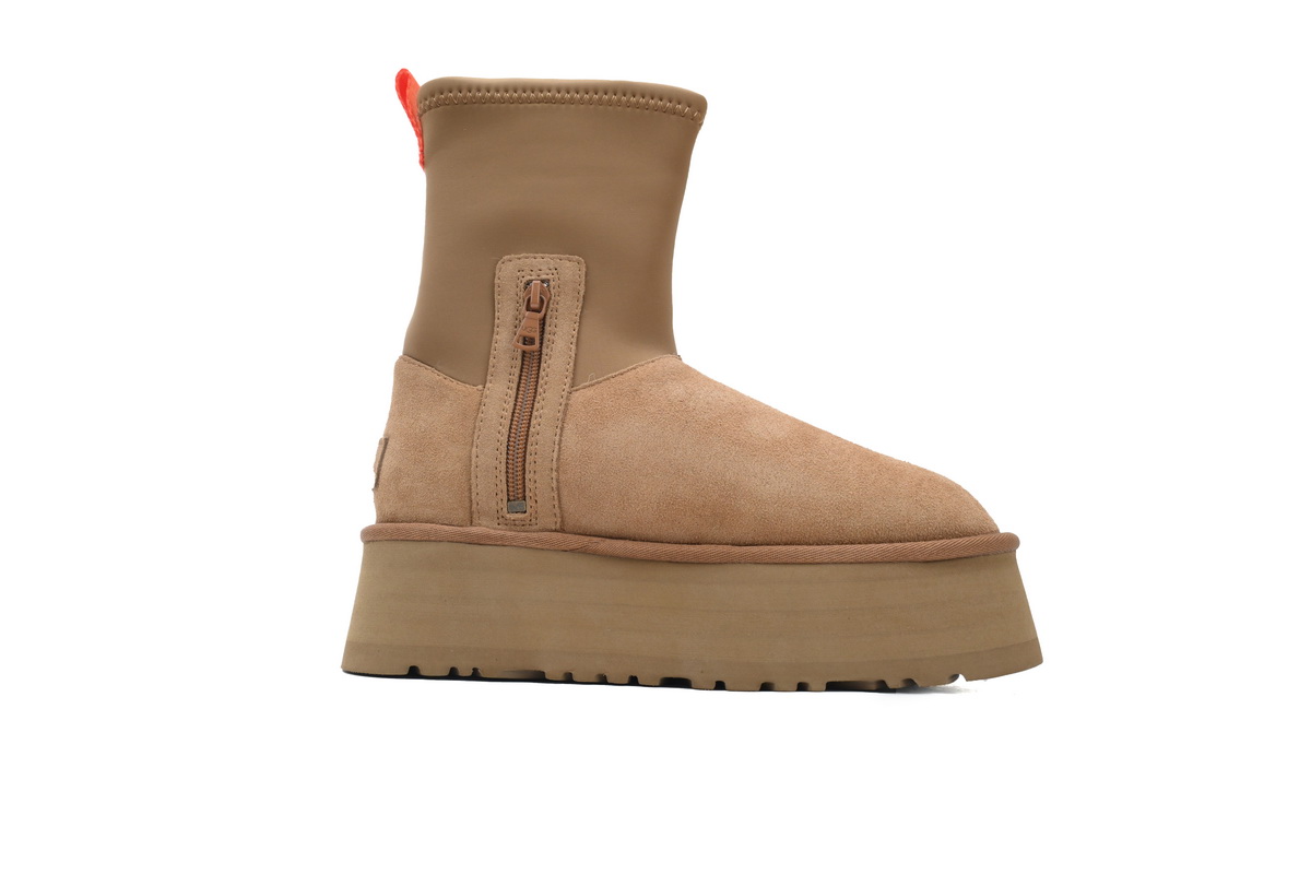 Fashionable Zipper Pencil Boots Brown 1144031