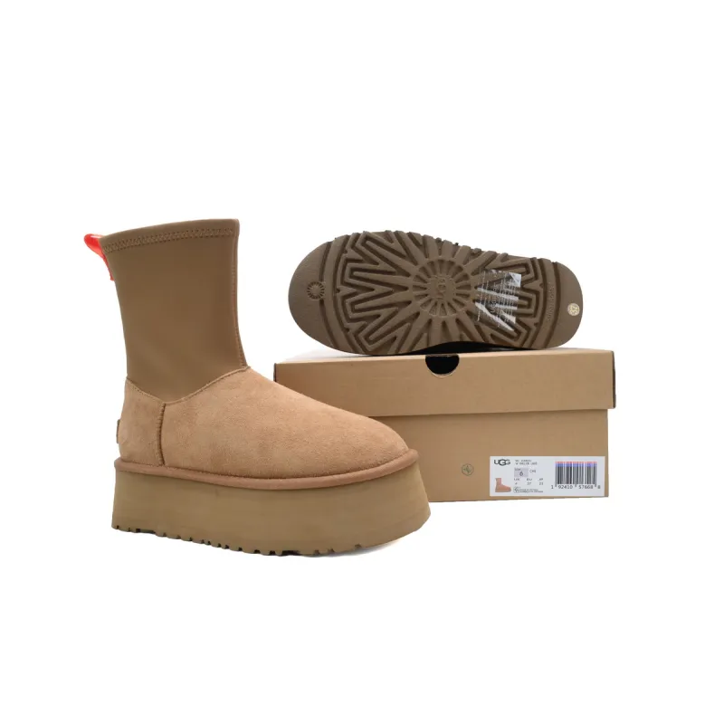 Fashionable Zipper Pencil Boots Brown 1144031