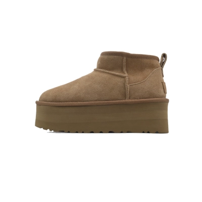 Thick-Soled Low-Top Warm Snow Boots Brown 1135092 01