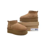 Thick-Soled Low-Top Warm Snow Boots Brown 1135092