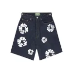 Denim Tears The Cotton Wreath Jean Short - Selvedge
