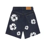 Denim Tears The Cotton Wreath Jean Short - Selvedge