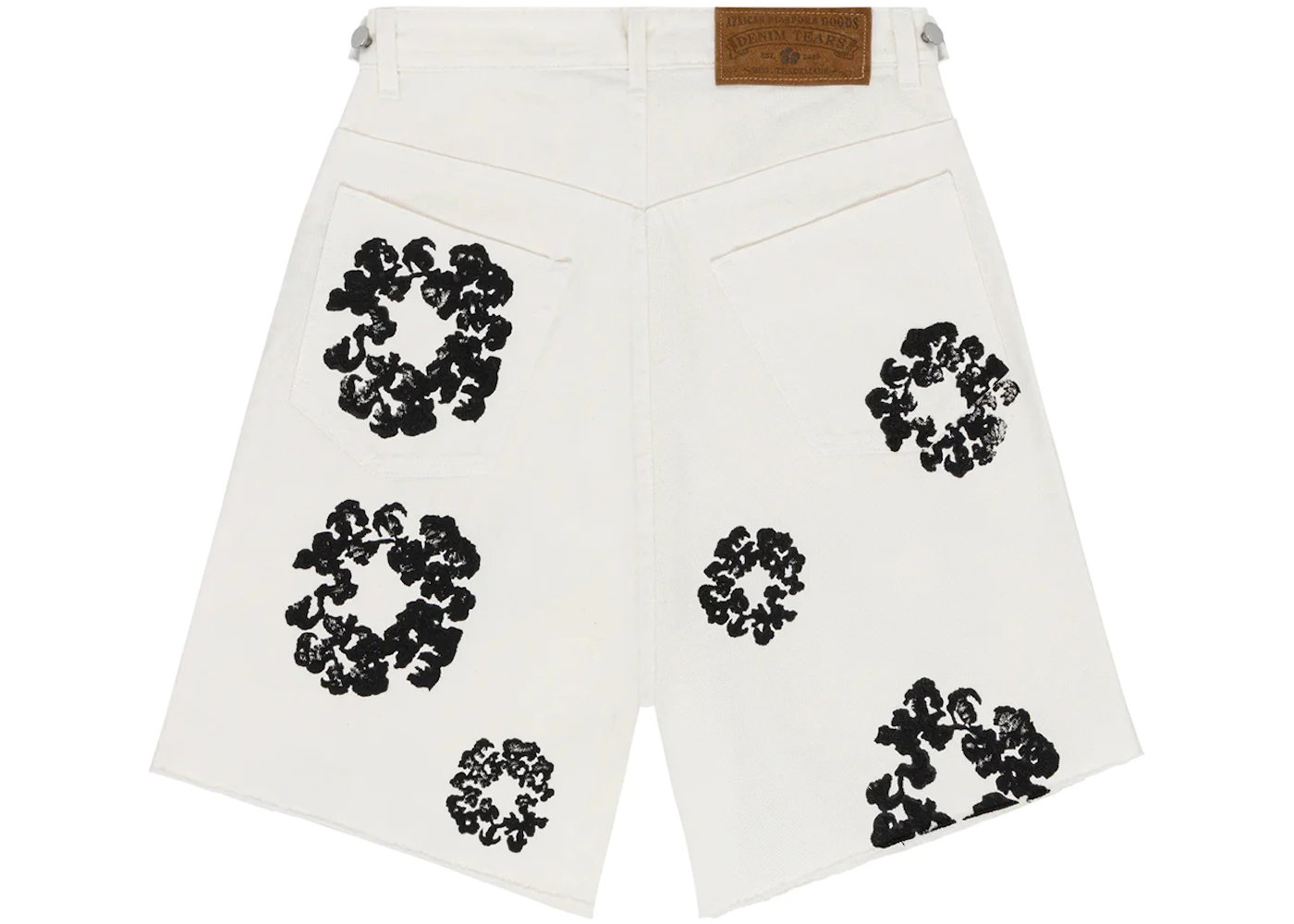 Denim Tears The Cotton Wreath Jean Short - White