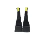 Fashionable Zipper Pencil Boots Black 1144031