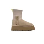 Fashionable Zipper Pencil Boots Khaki 1144031