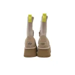 Fashionable Zipper Pencil Boots Khaki 1144031