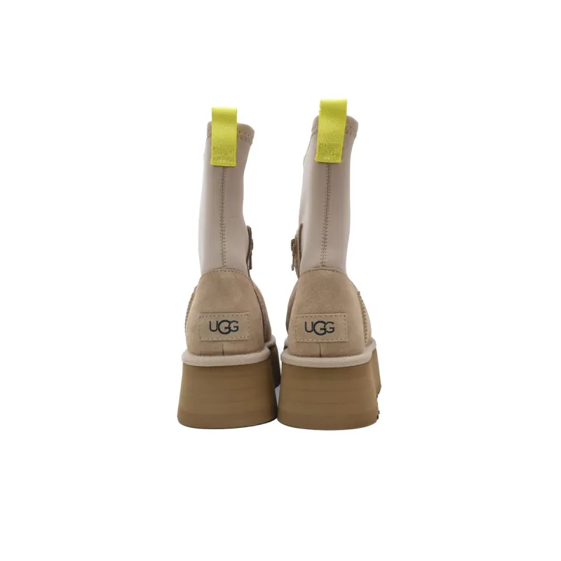 Fashionable Zipper Pencil Boots Khaki 1144031