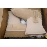 Fashionable Zipper Pencil Boots Khaki 1144031