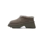 Fisherman's Wedge-Heeled Closed-Toe Slippers Brown 1162510