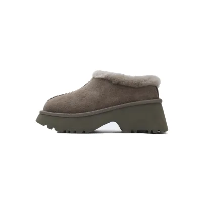 Fisherman's Wedge-Heeled Closed-Toe Slippers Brown 1162510 01