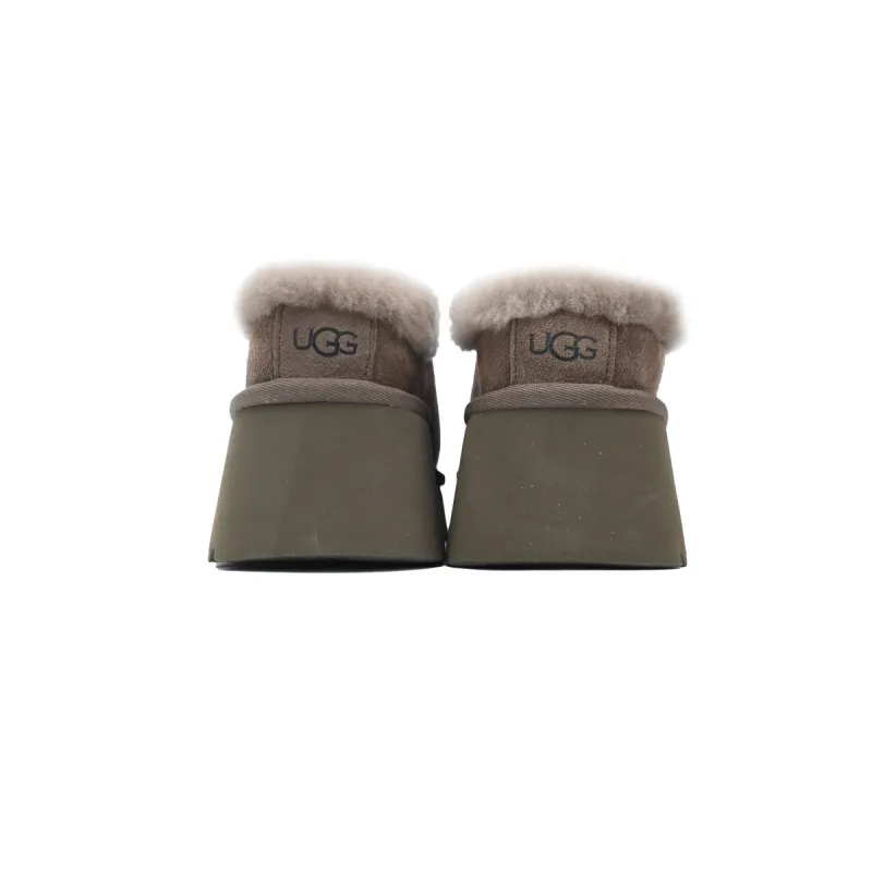 Fisherman's Wedge-Heeled Closed-Toe Slippers Brown 1162510