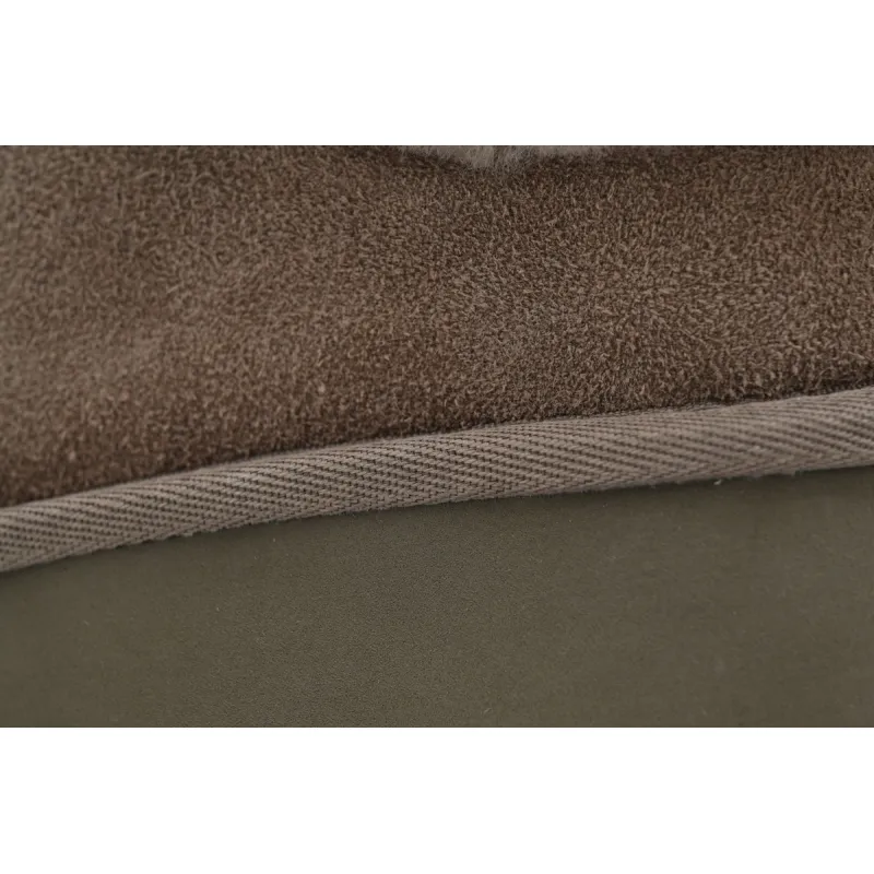 Fisherman's Wedge-Heeled Closed-Toe Slippers Brown 1162510