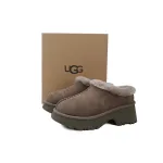 Fisherman's Wedge-Heeled Closed-Toe Slippers Brown 1162510