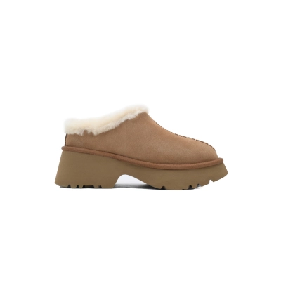 Fisherman's Wedge-Heeled Closed-Toe Slippers Brown 1162510  02