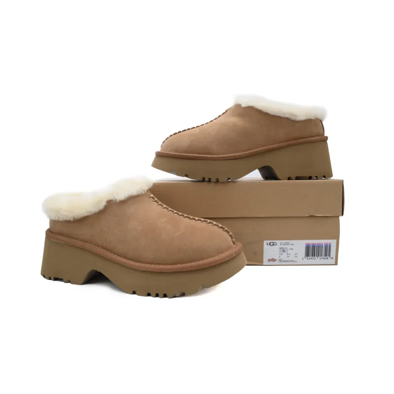 Fisherman's Wedge-Heeled Closed-Toe Slippers Brown 1162510 