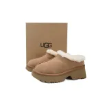 Fisherman's Wedge-Heeled Closed-Toe Slippers Brown 1162510 