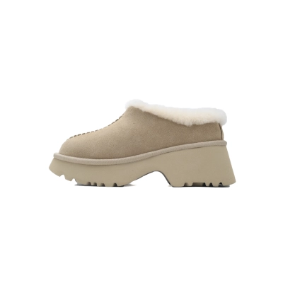 Fisherman's Wedge-Heeled Closed-Toe Slippers Khaki 1162510 01