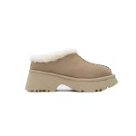 Fisherman's Wedge-Heeled Closed-Toe Slippers Khaki 1162510