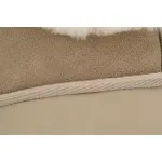 Fisherman's Wedge-Heeled Closed-Toe Slippers Khaki 1162510
