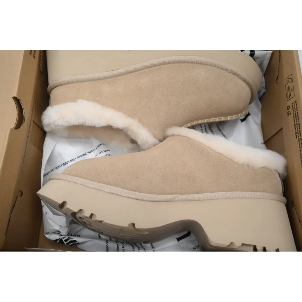 Fisherman's Wedge-Heeled Closed-Toe Slippers Khaki 1162510