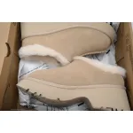 Fisherman's Wedge-Heeled Closed-Toe Slippers Khaki 1162510