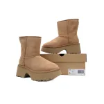 Fisherman's Wedge hHigh-Top Round Toe Ankle Boots 1158310