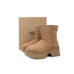 Fisherman's Wedge hHigh-Top Round Toe Ankle Boots 1158310