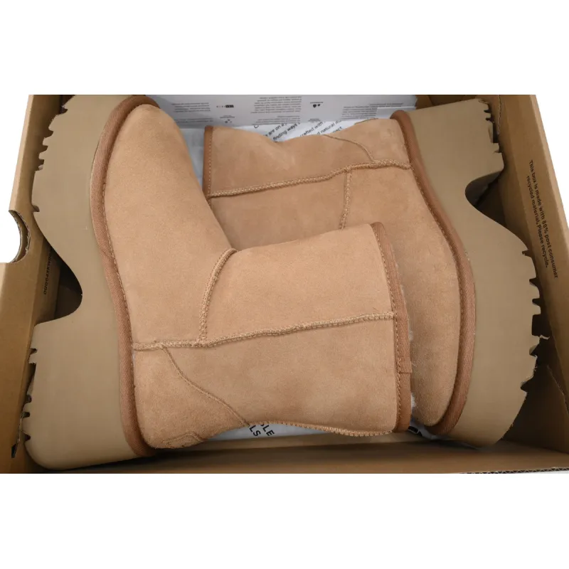 Fisherman's Wedge hHigh-Top Round Toe Ankle Boots 1158310